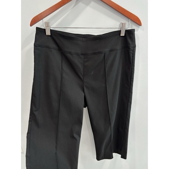 Elliott Lauren Control Stretch Capri Pants Size 10 Black Pull On NWT Minimalist - Picture 4 of 9